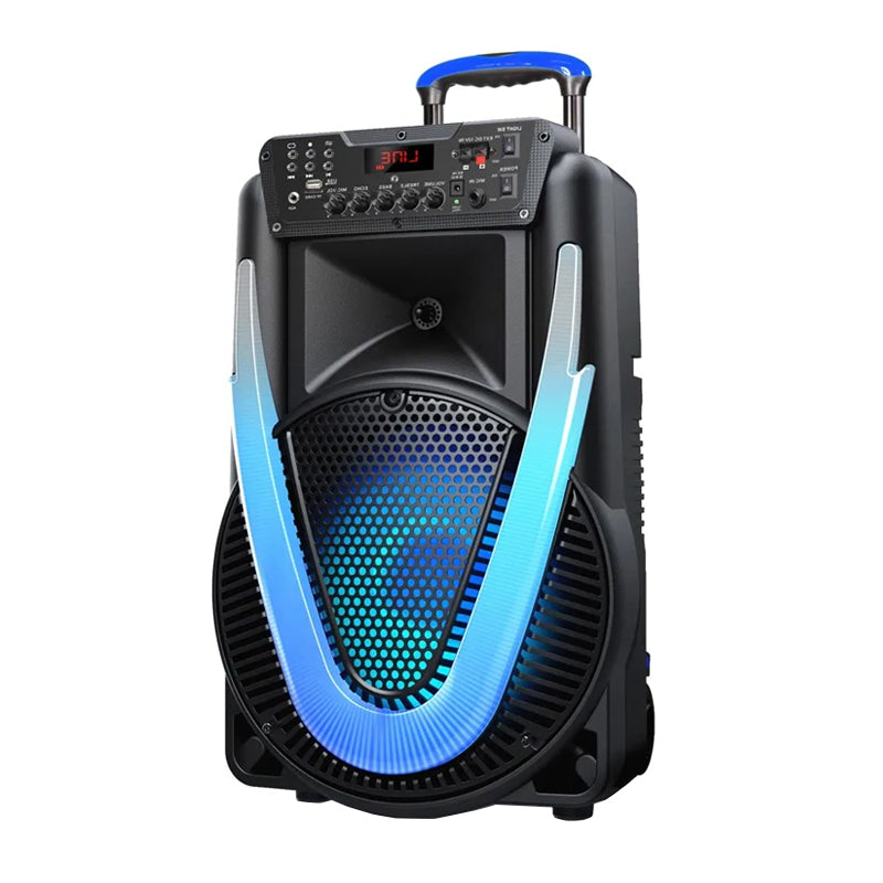 Parlante Sunny II 12 500W Multilaser SP395 batería recargabl