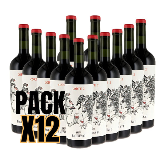 Pack vinos blend Bresesti corte 2 x 12 Botellas 750cc