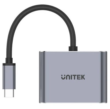 HUB USB-C Unitek 4 en 1 Dual Display PD 100W D1049A