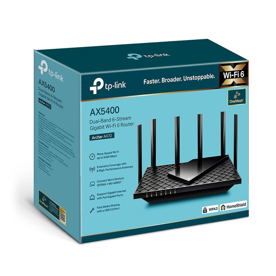 Router Tp-Link Wireless Archer AX72 Doble Banda WiFi 6