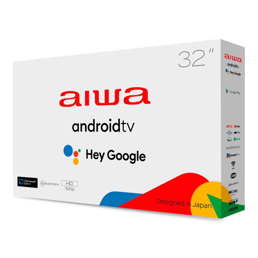 Tv Led Aiwa 32" Smart tv HD Google TV