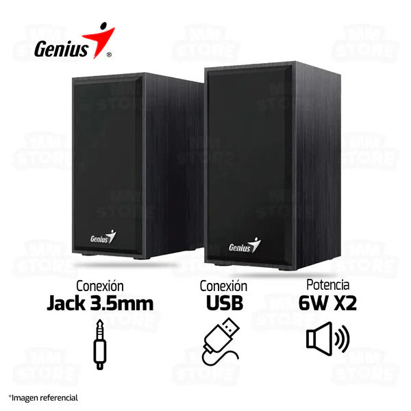 Parlante para PC Genius 2.0 SP-HF180 6W USB Negro