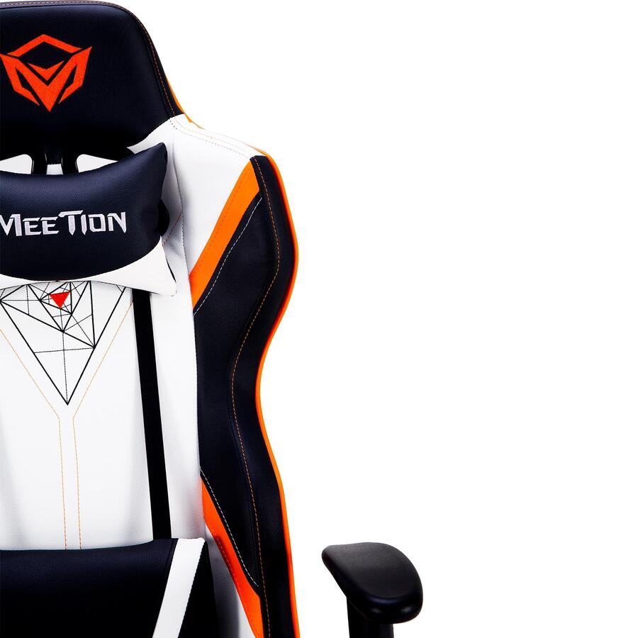 Silla Gamer Meetion MT-CHR15 Negra y Naranja