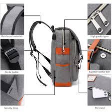 Mochila para Notebook hasta 16" Gris con reparticiones