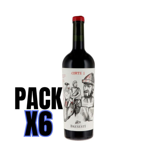Pack vinos blend Bresesti corte 1 x 6 Botellas 750cc