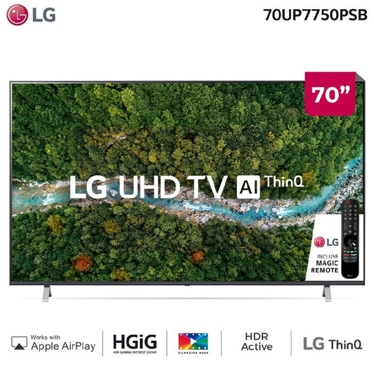 Tv LG 70" UHD 4K AI Smart Tv WebOS