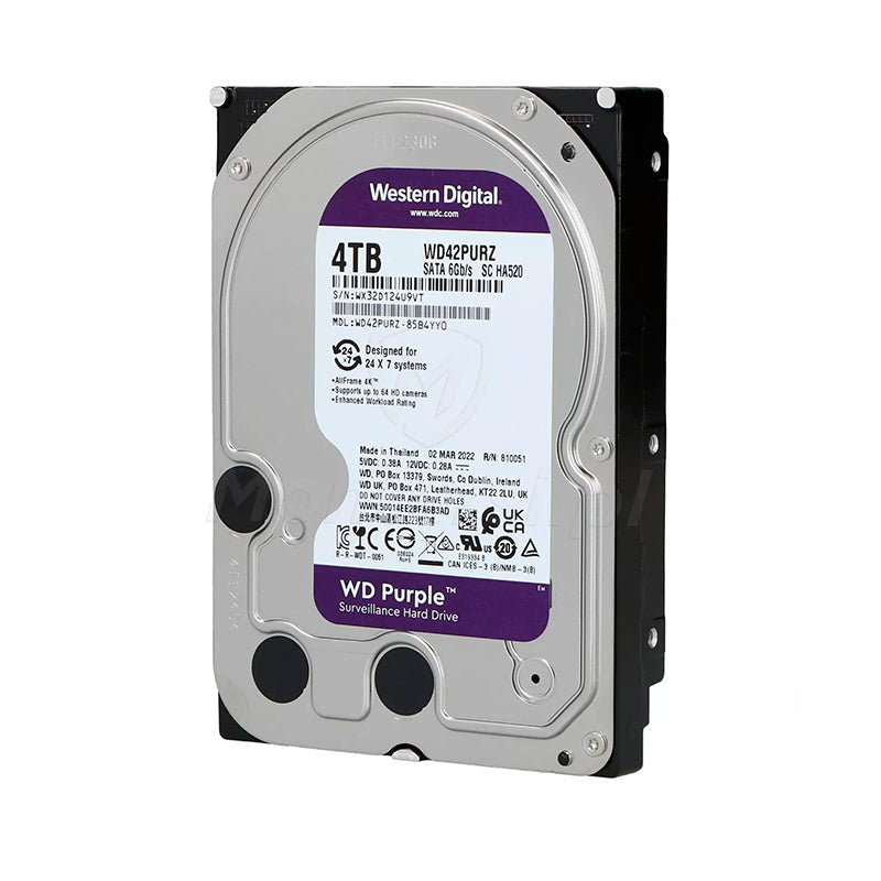 Disco duro HDD 3.5" 4TB Western Digital Purple