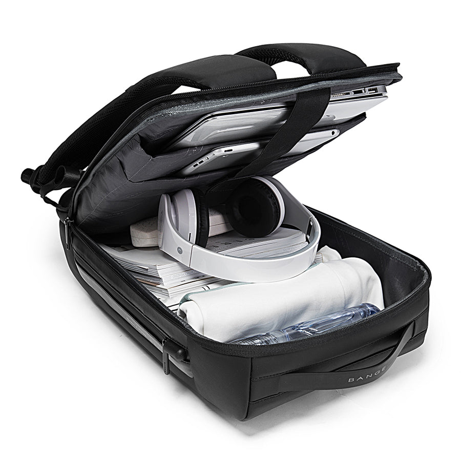 Mochila Bange 15.6" Anti Robo, USB, Impermeable