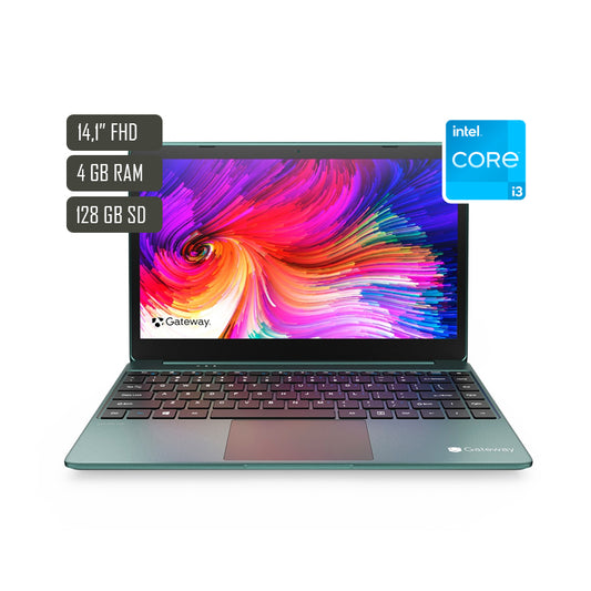 Notebook Gateway 14.1" I3-1005G1 4GB 128GB SSD W10 Verde