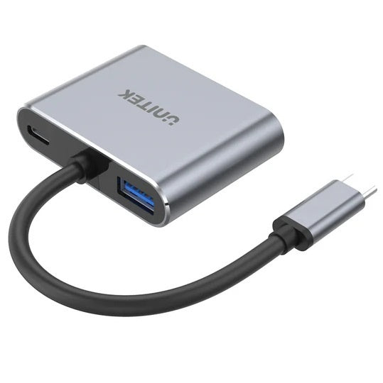 HUB USB-C Unitek 4 en 1 Dual Display PD 100W D1049A