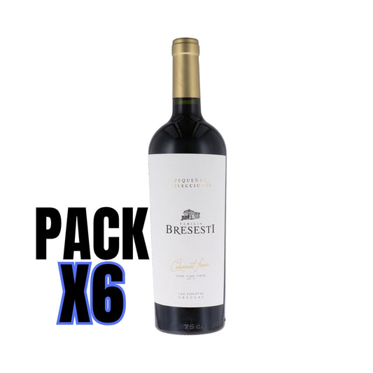 Vino Pequeñas Colecciones Bresesti Cabernet Franc pack 6 uni