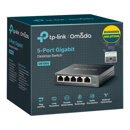 Switch Tp-Link 5 puertos DS105G Omada 10/100mbps