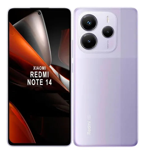 Celular Xiaomi Redmi Note 14 5G 6,67" 8GB 256GB Púrpura