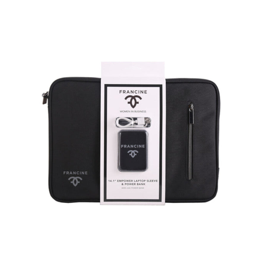 Funda Para Notebook Francine 14" + Powerbank 4000mAh Negro