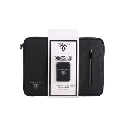 Funda Para Notebook Francine 14" + Powerbank 4000mAh Negro