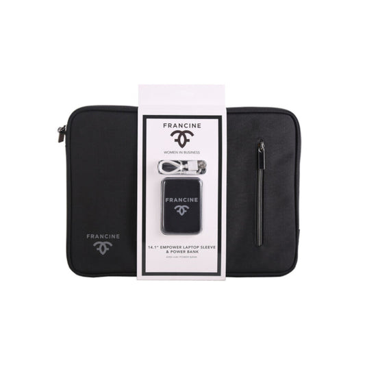 Funda Para Notebook Francine 14" + Powerbank 4000mAh Negro
