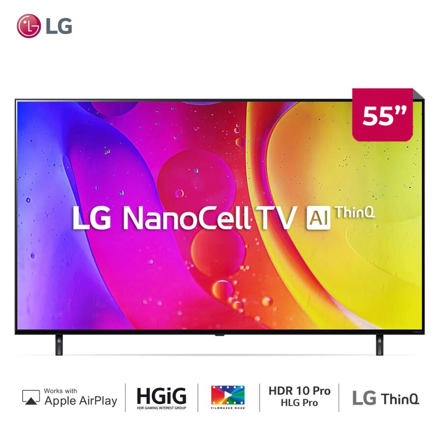 Tv LG 55" UHD 4K Nanocell  Smart TV 2024 WebOS