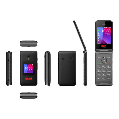 Celular R3di Flip FR150 2.8" 4G 1GB 4GB Negro